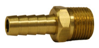 Foam Brush Brass Swivels - 3/8 MPT x 3/8 - 2 Hose Barbs Image  Product Image