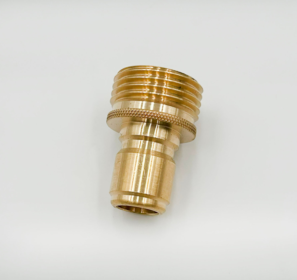 Garden Hose Quick Disconnect Socket - 1/2 MPT x 3/4 MPT Image 2 Product Image