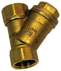 Y-Type Intake Filters with 50 Mesh Stainless Steel Screen 1/2 FPT x 1/2 FPT Image  Product Image