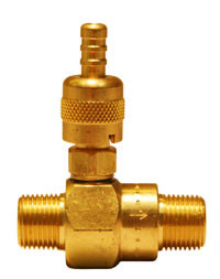 Downstream Acid Injector - Maxi-Flow - Adjustable - 3-5 GPM Brass Image Product Image