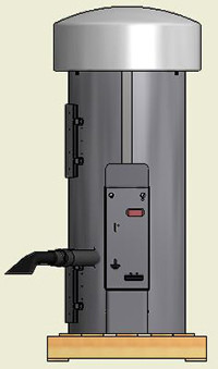 Super Vac - 3 Motor - Digital Display - Large Stainless Steel Dome - Vault Ready Image  Product Image