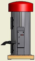 Super Vac with Digital Display - 3 Motor - Lighted Dome - Vault Ready - ADA Height Image  Product Image