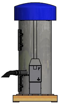 Super Vac - 2 Motor - Vault Ready - Lighted Dome - ADA Height Image Product Image