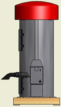 Super Vac - 3 Motor - Vault Ready - Lighted Dome - ADA Height Image Product Image