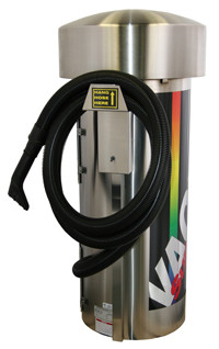 Commercial Vacuum - 2 Motor - 220 Volt - Large Stainless Steel Dome Image Product Image