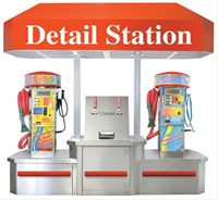 Base - 10' Vacuum Island Base - For Use Without Canopy Image Product Image