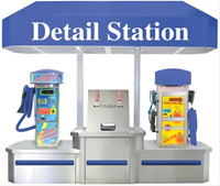 Canopy - 12' Vacuum Island Canopy - For Use Without JE Adams Base Image Product Image