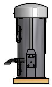 Vacuum, Air, Water Machine - GAST Compressor - Vault Ready - ADA Height Image Product Image