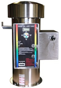 Vacuum & Digital Air Machine - GAST Compressor - With Bill Validator - Retractable Hose Reel Image Product Image