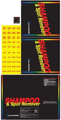 Black Decal for 11000 Series (Shampoo & Spot Remover Stations) Image Product Image