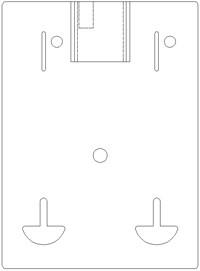 Faceplate - Pin Lock for 8648 Series | J.E. Adams