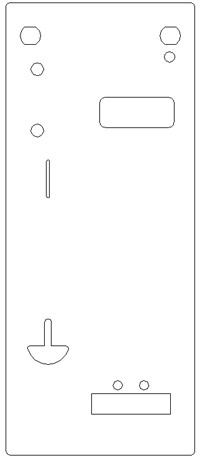 Faceplate - Cam Lock for 8900-110V & 8900-110V-VR Image Product Image