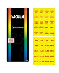 Faceplate Decal for Dual Vacuum (New Style) Image Product Image