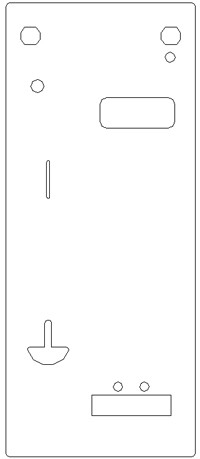 Faceplate - Cam Lock for 9500 & 9500VR Image Product Image