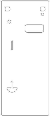 Faceplate - Cam Lock for 9501 & 9501VR Image Product Image