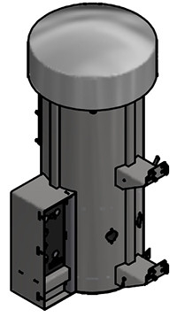 Dual Inlet SS Dome Mounted Vac & Air - Coin & Bill Operated Image Product Image