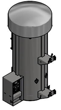 Dual Inlet SS Dome Vac & Air - Coin Operated Image Product Image
