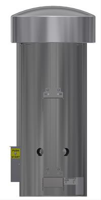 Dual Inlet SS Dome Vac - Free Push Button Image Product Image