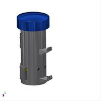 Dual Inlet Lighted Dome Vac - Free Push Button Image Product Image