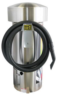 Commercial Vacuum - 1 Door - 2 Quiet Motors - Insulated Large Dome - Includes Dirt Bin Image Product Image