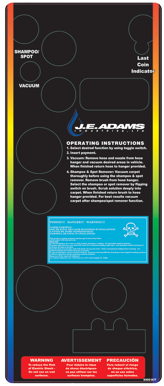 9500 Faceplate Decal Product Image