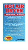 Wall Decal Signage for In-Bay Turbo Towel Image Wall Decal Signage for In-Bay Turbo Towel Image
