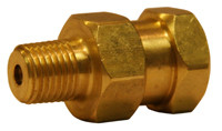 High Pressure Brass Swivels - 1/4 FPT x 1/4 MPT Image 