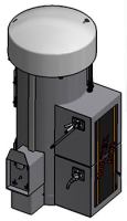 Vacuum, Air, Water Machine - GAST Compressor - Vault Ready - Retractable Hose Reel - ADA Height Image 