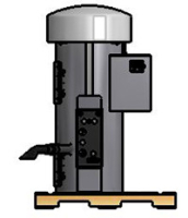 Vacuum & Air Machine - GAST Compressor - Bill Acceptor - Retractable Hose Reel - Vault Ready - ADA Height Image 