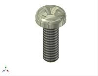SCREW, SLOTTED ROUND HEAD #8-32 X 1/2 Image 