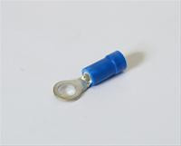 Terminal, Ring Insul #10 X 16-14 AWG Blue Image 