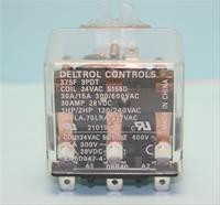 RELAY, 3PDT, 24V AC, 30AMP @ 1HP, DELTROL Image 