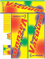9200 Series Yellow Decal Kit Image 