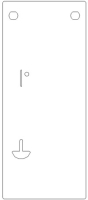 Faceplate - Cam Lock for 9209 Series without Bill Acceptor Image 