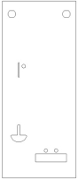 Faceplate - Cam Lock for 9209 Series Image 