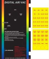 Faceplate Decal for Digital Air/Vac Image 