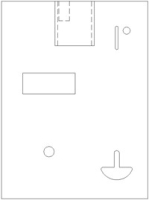 Faceplate - Pin Lock - Coin Slot, Digital Display & Hole for Toggle Switch 6068 Image 